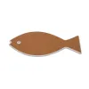 Galda paliktnis Versa Zaļš Korķis Keramika Zivis 14 x 0,7 x 20 cm