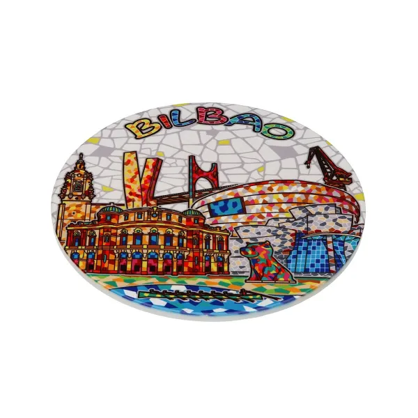 Galda paliktnis Versa Bilbao Korķis Keramika 20 X 0,6 X 20 CM