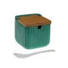 Sugar Bowl Versa Green Ceramic Bamboo Dolomite 8,3 x 8,3 x 8,3 cm
