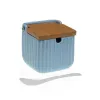 Cukraus dubuo Versa Mėlyna Keramikinis Bambukas Dolomite 8,3 x 8,3 x 8,3 cm