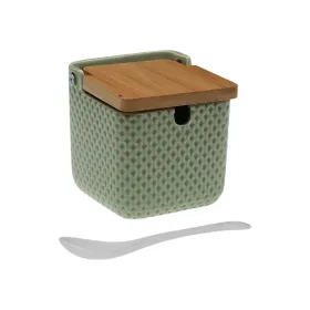 Сахарница Versa Зеленый Керамика Бамбук Dolomite 8,3 x 8,3 x 8,3 cm