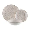Ruokailuvälineet Versa Beige Posliini 18 Kappaletta