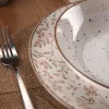 Ruokailuvälineet Versa Beige Posliini 18 Kappaletta