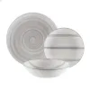 Stalo reikmenys Versa VORTEX  Pilka Porcelianas 18 Dalys