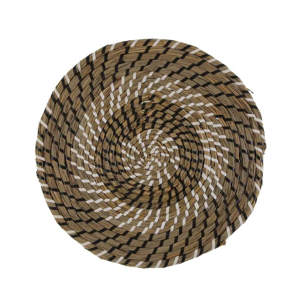 Tabletti Versa Valkoinen Musta Teksiili Vesihyasintti 38 cm