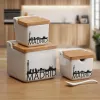Suola- ja Pippurisirottimet Versa Madrid Keraminen 12,2 x 11,5 x 12,2 cm