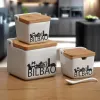 Suola- ja Pippurisirottimet Versa Bilbao Keraminen 12,2 x 11,5 x 12,2 cm