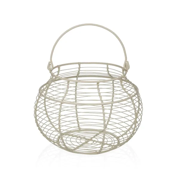 Olas trauks Versa Balts Metāls Tērauds 23 X 17,5 X 23 CM
