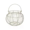 Egg cup Versa White Metal Steel 23 X 17,5 X 23 CM