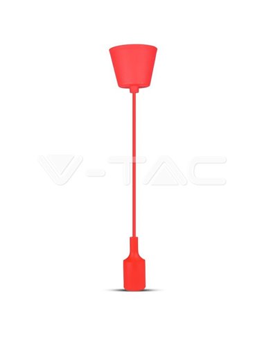 E27 Pendant Holder Red