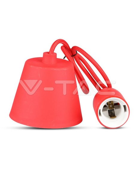 E27 Pendant Holder Red