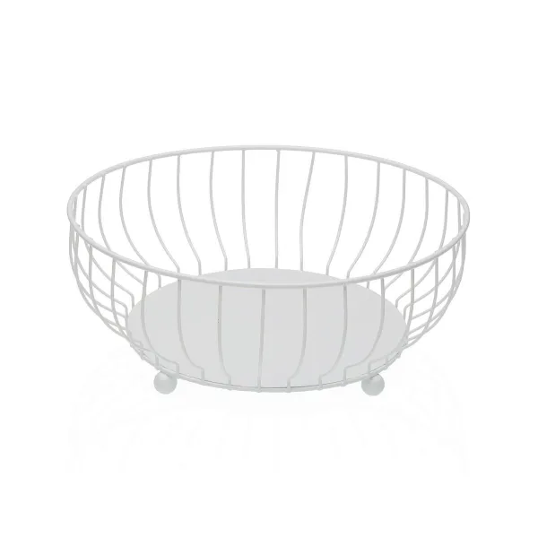 Vaisių dubuo Versa Balta Metalinis Plienas 27,5 X 11 X 27,5 CM