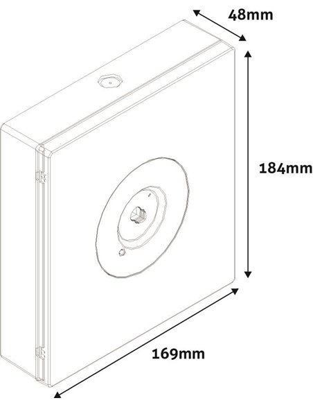 Surface mounted security lighting - area optic 3W