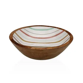 Salātu Trauks Versa Flint Mango koks 24 x 7 x 24 cm