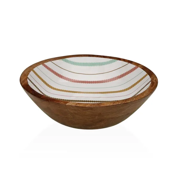 Salātu Trauks Versa Flint Mango koks 24 x 7 x 24 cm