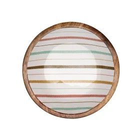 Salad Bowl Versa Flint Mango wood 24 x 7 x 24 cm