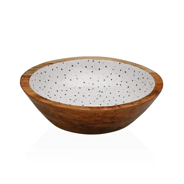 Салатница Versa Speckle Древесина манго 24 x 7 x 24 cm