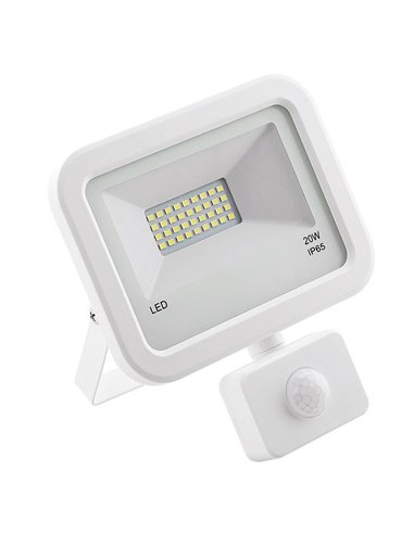 LED motion sensor projector white 20W