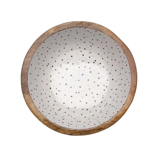 Salātu Trauks Versa Speckle Mango koks 30 x 10 x 30 cm