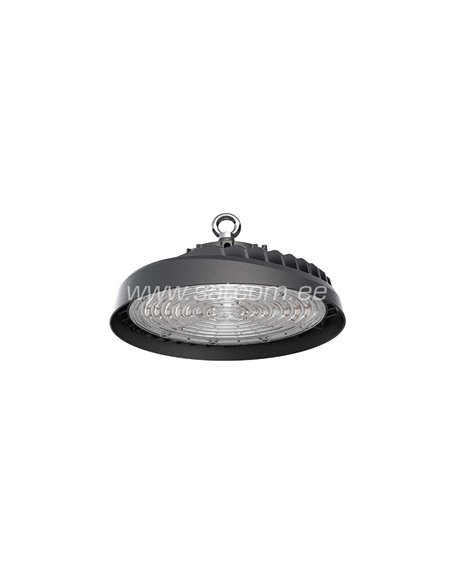 LED industrial luminaire HB 100W, 14.500lm, 4000K, Ø24cm, 90° beam angle, PHILIPS power supply (