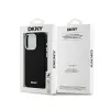 DKNY Liquid Silicone Small Metal Logo MagSafe - Case for iPhone 15 Pro (black)