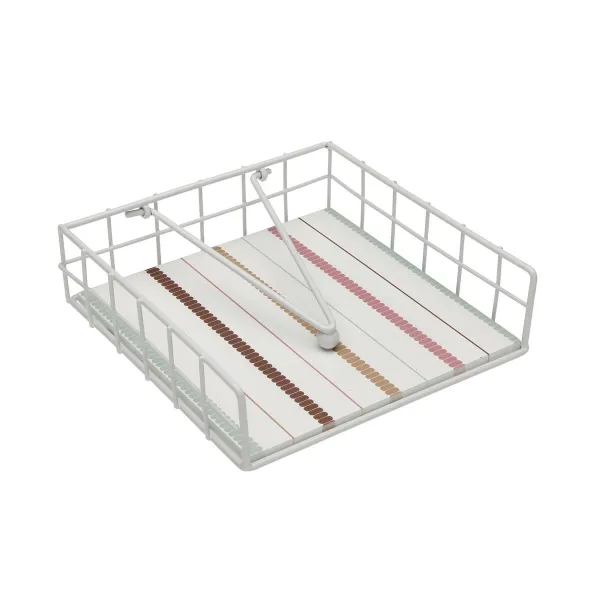 Servetėlės laikiklis Versa FLINT Plienas Medžio MDF 18 x 7 x 18 cm