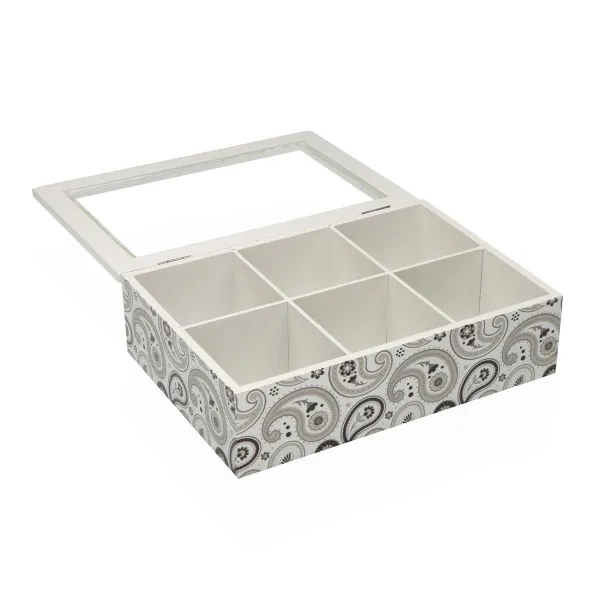 Box for Infusions Versa GLOBB Wood 17 x 7 x 24 cm