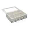 Коробочка для чая Versa GLOBB Деревянный 17 x 7 x 24 cm