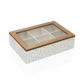 Коробочка для чая Versa SPECKLE Деревянный 17 x 7 x 24 cm