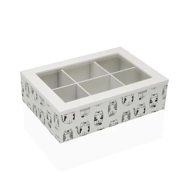 Box for Infusions Versa GATTO Wood 17 x 7 x 24 cm