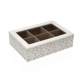 Коробочка для чая Versa STELLA Деревянный 17 x 7 x 24 cm