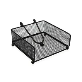 Servetėlės laikiklis Versa Juoda Plienas Geležis 17,5 X 9 X 18 CM