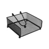 Napkin holder Versa Black Steel Iron 17,5 X 9 X 18 CM