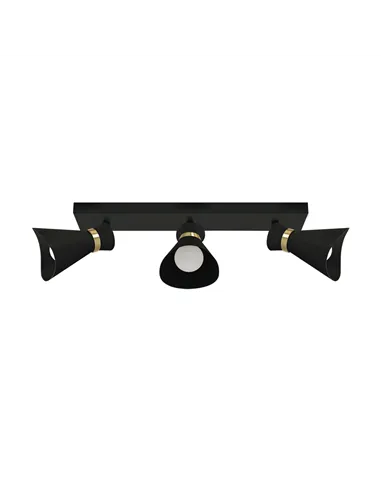 LORETA SPT E14 3L BLACK/GOLDEN