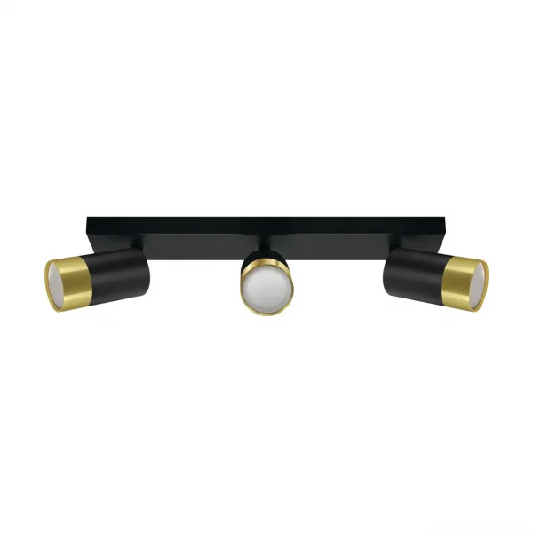 PUZON SPT GU10 3L BLACK/GOLDEN