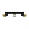 PUZON SPT GU10 3L BLACK/GOLDEN