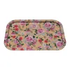 Tray Versa Metal 23 X 1,5 X 34 CM Flowers