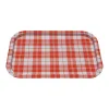 Tarjotin Versa Vichy Oranssi Metalli 23 X 1,5 X 34 CM