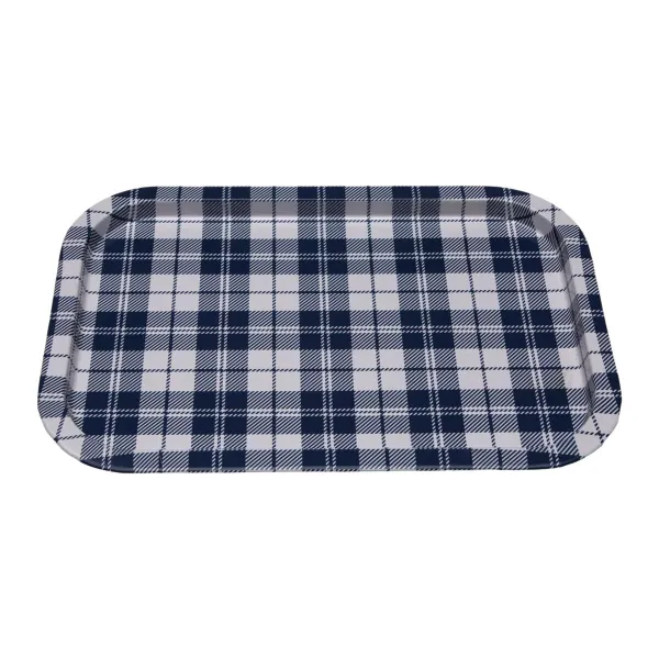 Padėklas Versa Vichy Mėlyna Metalinis 23 X 1,5 X 34 CM