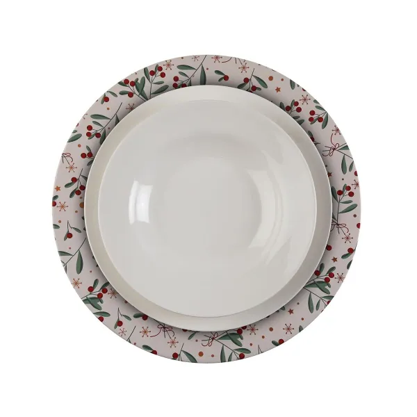 Aluslautanen Versa Metalli Marjat 33 x 1,5 x 33 cm