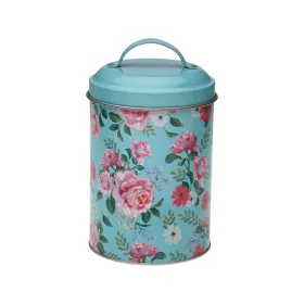 Tin Versa Blue Flowers