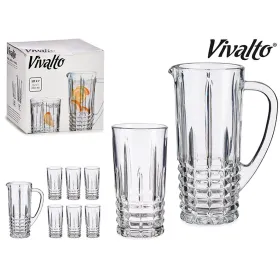Kannu- ja mukisetti Vivalto 41053 Läpinäkyvä Lasi 250 ml