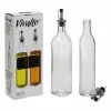 Eļļas un etiķa komplekts Vivalto Caurspīdīgs Stikls Silikona 500 ml 5,7 x 29,5 x 5,7 cm 12 x 31 x 6 cm 2 gb.