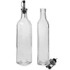 Eļļas un etiķa komplekts Vivalto Caurspīdīgs Stikls Silikona 500 ml 5,7 x 29,5 x 5,7 cm 12 x 31 x 6 cm 2 gb.