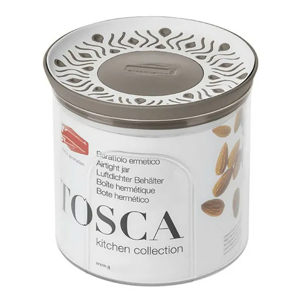 Purkki Stefanplast STF923 11,7 x 11 x 11,7 cm Beige Muovinen 700 ml
