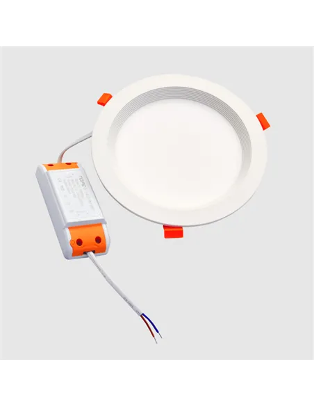 Recessed round LED luminaire "BERN" 18W