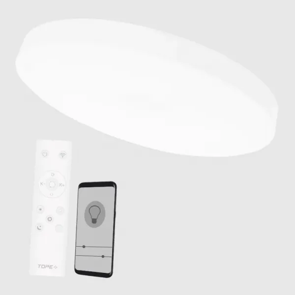 Ceiling mounted white LED luminaire "BOSTON" 2x48W