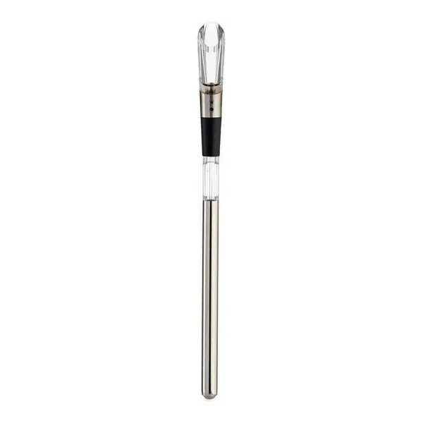 Bottle Cooler Kinvara White Black Transparent Steel Metal Stainless steel TPE Plastic Stainless steel /Wood 2,6 x 2,6 x 37 cm