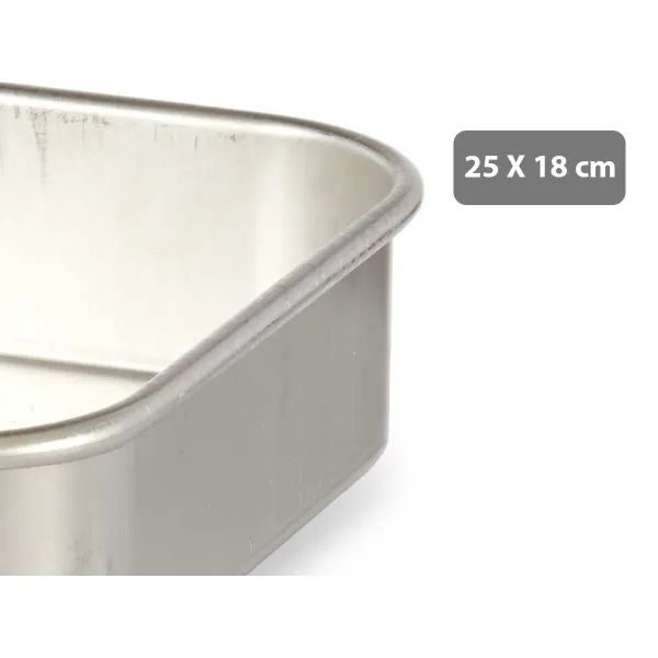 Roasting Tin Kinvara Silver Aluminium 26 X 5 X 19 CM