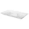 Поднос Pasabahce 5798222 Прозрачный Cтекло Стеклянный 12 x 1,8 x 21,8 cm